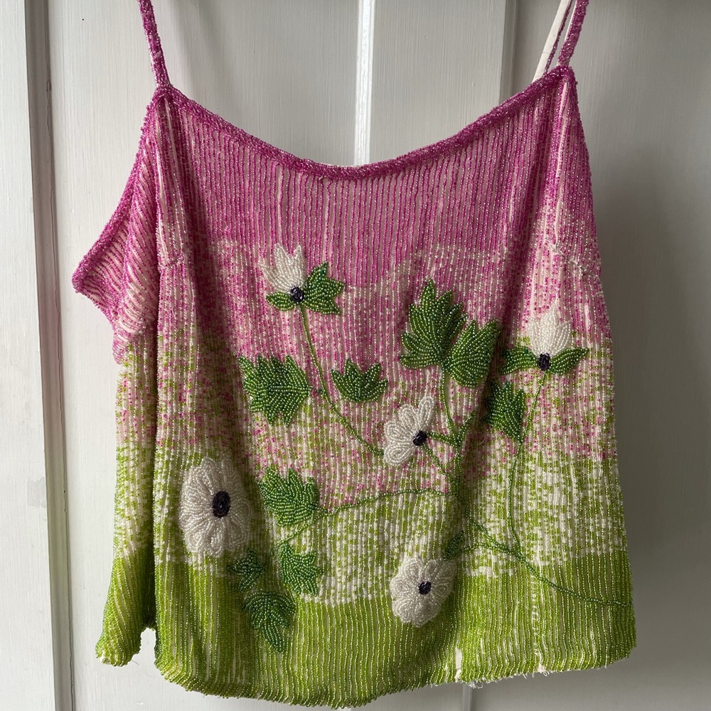 beaded 20’s style cami